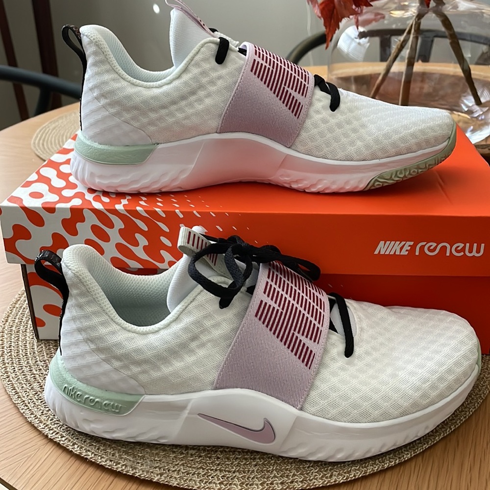 Nike Renew in-season TR 9 White/Iced lilac-black AR4543-101 Women's 7.5